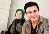 هنرمندان در مراسم ختم مادر داریوش فرضیایی