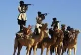 ببینید؛ عمامه‌به‌سرهای شترسوار در خط مقدم در نبرد با جهادی‌ها