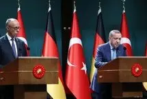پاسخ تند اردوغان به صدر اعظم آلمان: جنایات اسرائیل را نمی‌بینید؟
