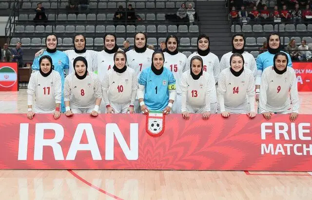 پیروزی پرگل زنان فوتسال ایران مقابل نیوزلند

