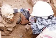 ببینید؛ کشف مومیایی هزار ساله توسط کارگران شرکت گاز