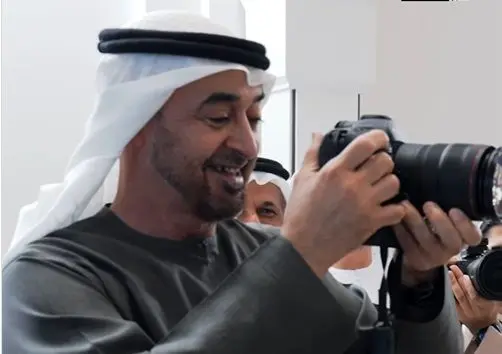 رئیس امارات عکاس کانادایی را غافلگیر کرد