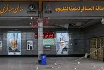 تصاویر: خسارت حمله هوایی به پایانه مرزی شلمچه