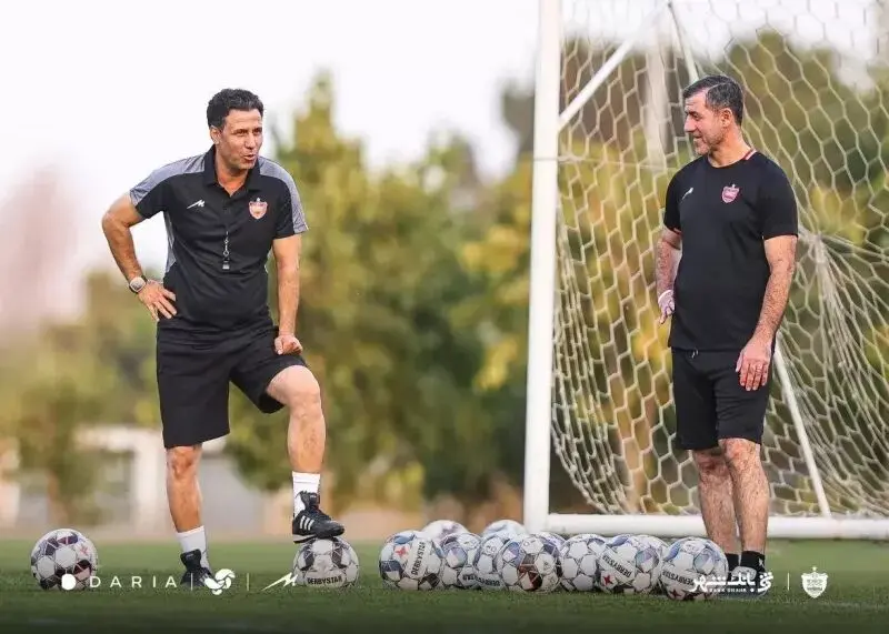 تصویر؛ شروع چهاردهمین فصل کریم باقری در پرسپولیس