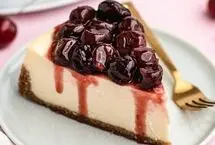 چیزکیک آلبالو کافه‌ای، دسر خوشمزه و خوشرنگ تابستان! 

