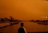 تصاویر؛ آسمان سرخ بغداد