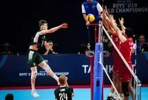 شکست  والیبال ایران مقابل ایتالیا 

