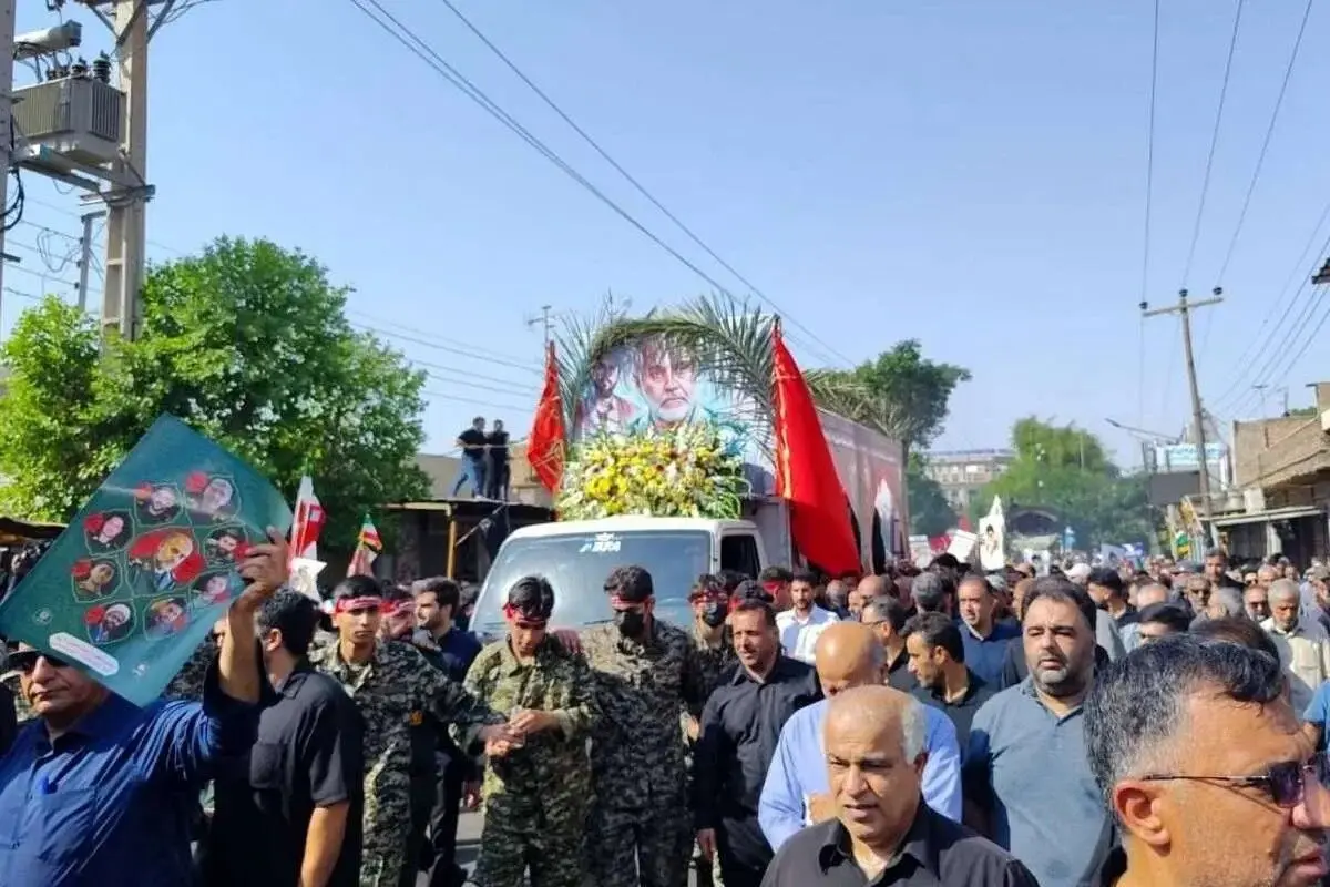 سه چهره مشهور سیاسی در مراسم تشییع پیکر غلامعلی رشید 