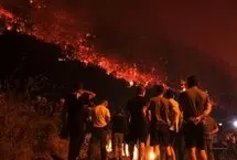 تصاویر پهپادی از ابعاد آتش‌سوزی‌های گسترده در بورسا ترکیه 