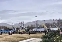 نمایش انواع موشک در میدان آزادی 