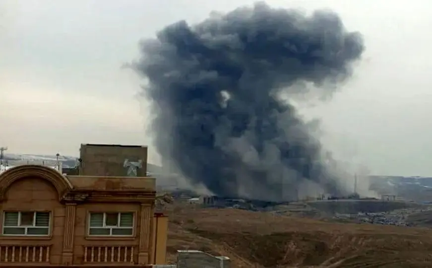 ویدئو؛ حمله هوایی به منطقه مسکونی در تهران