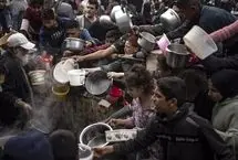 مرگ پیرمرد گرسنه فلسطینی در صف غذا