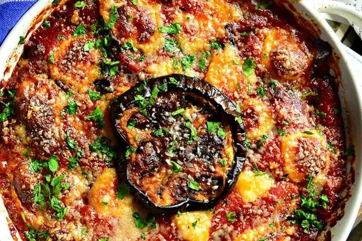 طرز تهیه پاستا بادمجان بدون نیاز به گوشت 