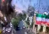شبح موشک سفید پشت چراغ‌قرمز تجریش