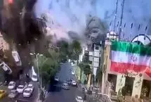 شبح موشک سفید پشت چراغ‌قرمز تجریش
