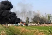 انفجار در یک کارخانه لوازم آتش‌بازی در تایلند