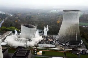 انفجار مهندسی‌شده برج ۱۱۷ متری نیروگاه زغال‌سنگ