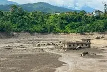 تصاویر ماهواره‌ای از سیل عظیم نپال 