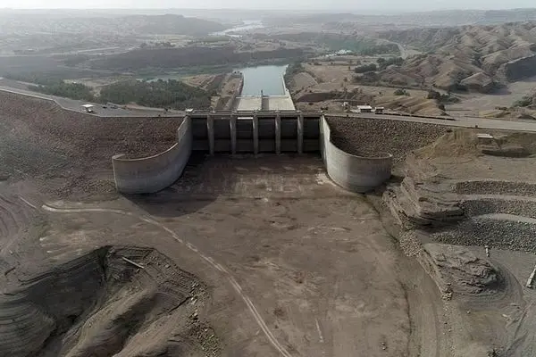 سال ۱۳۳۴؛  اولین عکس از سد کرخه

