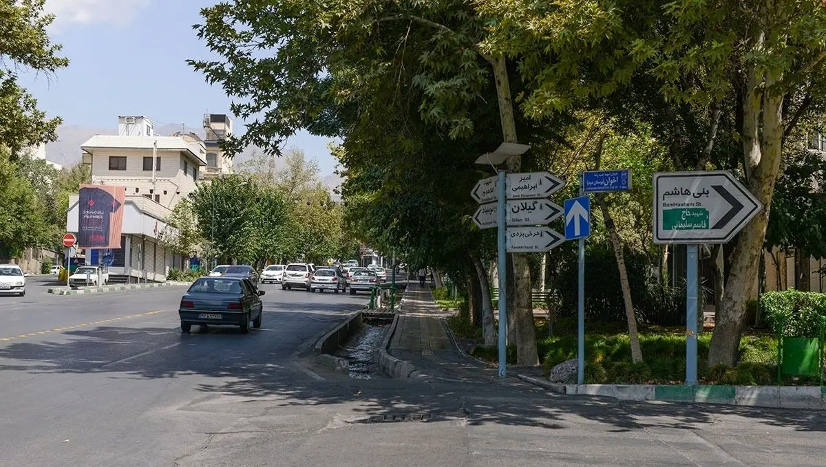 تصویر؛ تهران سال ۱۳۴۷، خیابان پاسداران