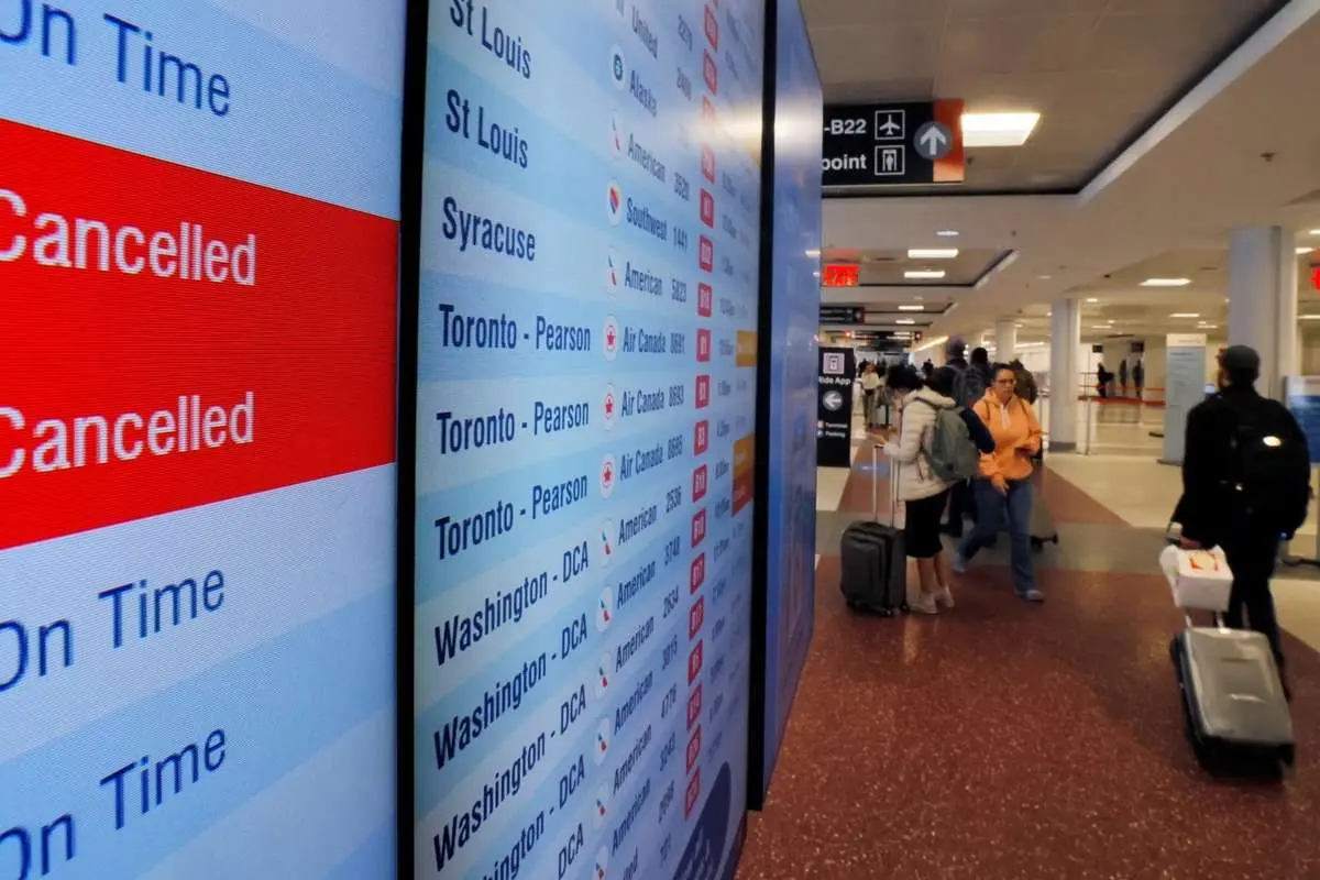 بیش از ۱۳ هزار لغو و تأخیر پرواز تنها ظرف یک روز در آمریکا