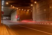هر دو مسیر این تونل در تهران امشب مسدود است
