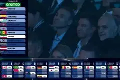 لبخند رضایت قلعه‌نویی بعد از اعلام گروه ایران در جام جهانی ۲۰۲۶