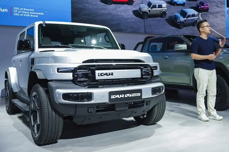 چری iCar V27؛ نسخه چینی تویوتا پرادو رونمایی شد
