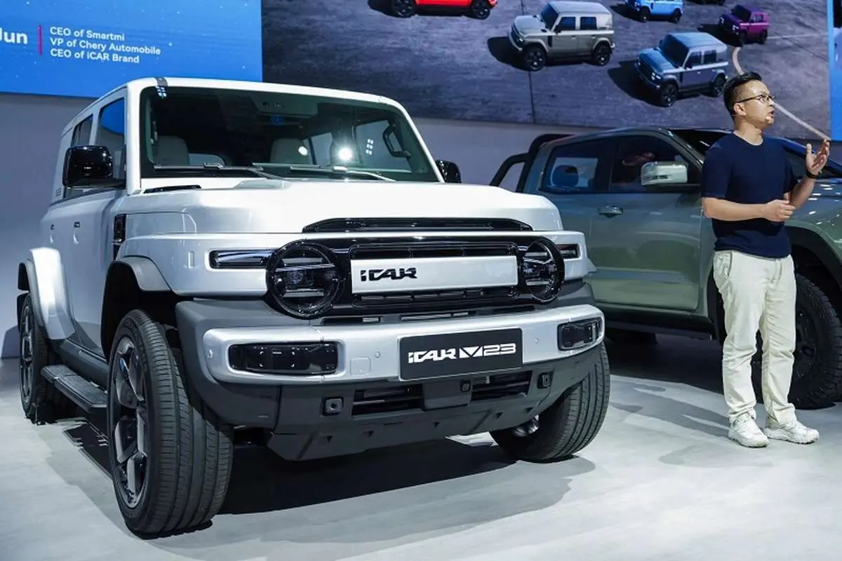 چری iCar V27؛ نسخه چینی تویوتا پرادو رونمایی شد
