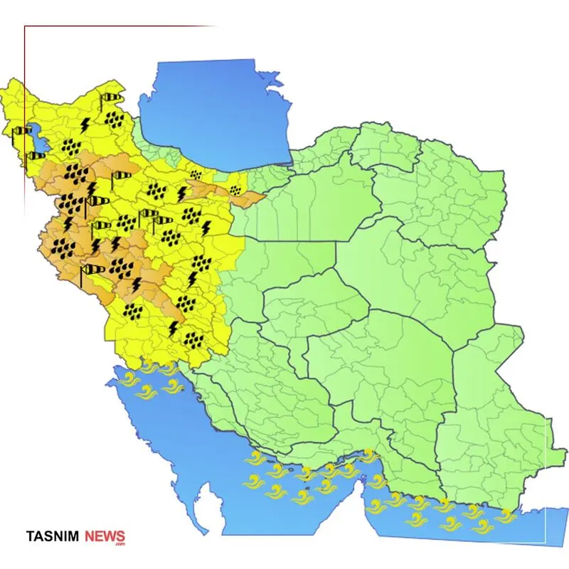 نقشه بارشی