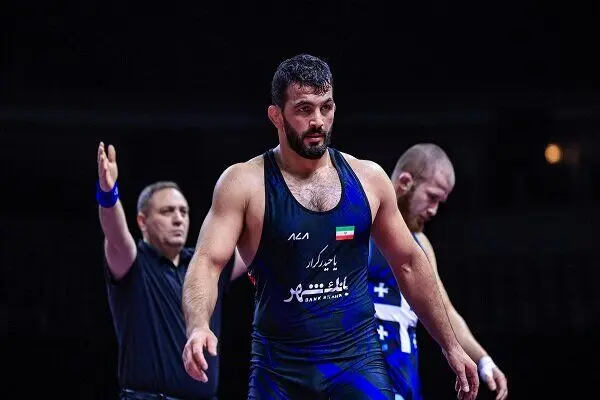 ببینید؛ مبارزه نخست حسن یزدانی مقابل امیرعلی آذرپیرا در انتخابی تیم ملی کشتی