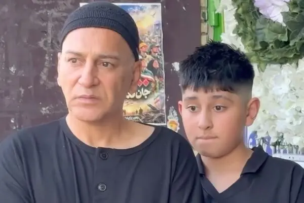 مراسم ختم خواهرزاده حمیدرضا آذرنگ