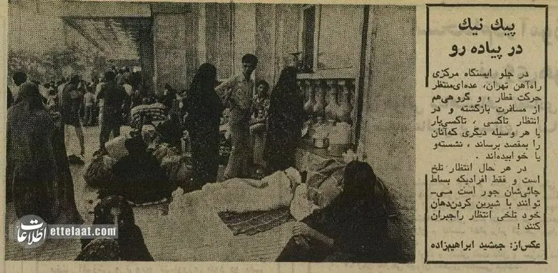 کمبود بلیط قطار و اتوبوس