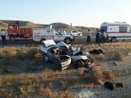 سه کشته در تصادف مرگبار در مسیر مشهد به سرخس 