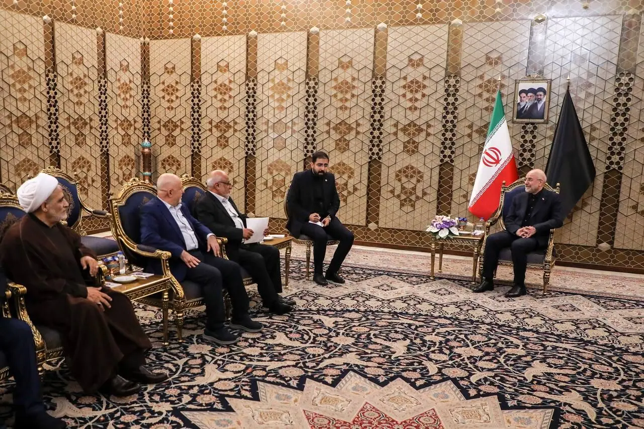 تصاویر؛ دیدار عضو ارشد جنبش امل لبنان با قالیباف در تهران