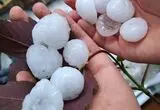 بارش تگرگ‌های غول‌پیکر در فرانسه