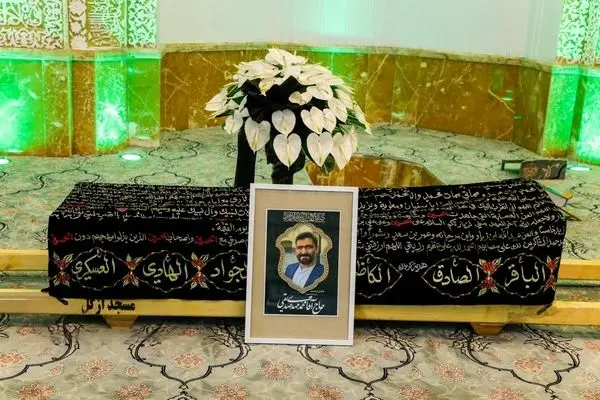 تصاویر؛ گریه‌های بی‌امان کاظم صدیقی در تشییع فرزندش