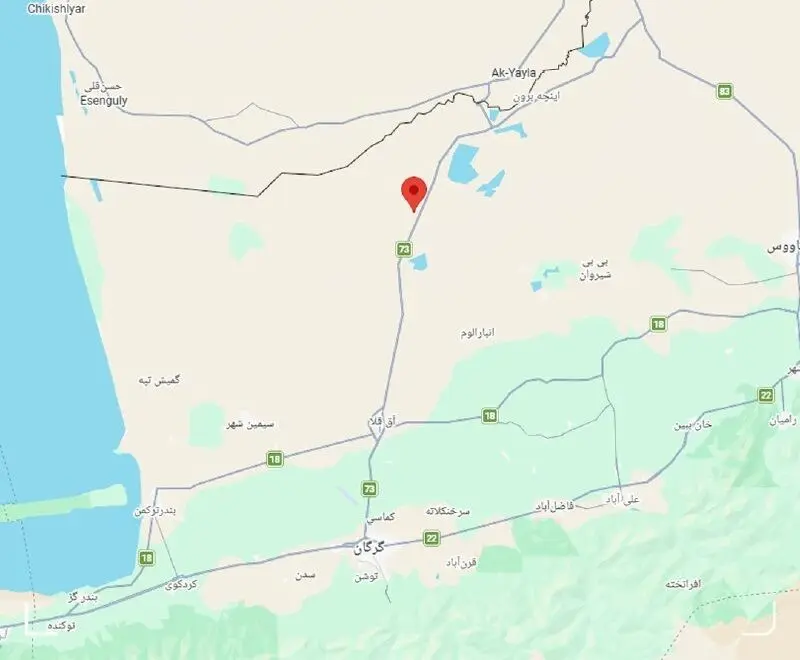 زلزله در گلستان