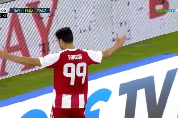 ببینید؛ دبل طارمی با دریبل گلر و گل سوم المپیاکوس به آترومیتوس 