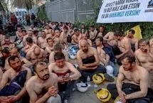 درگیری کارگران معدن با پلیس ترکیه