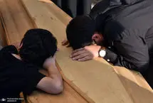 تصاویر؛ مراسم تشییع مادر همسر سید حسن خمینی