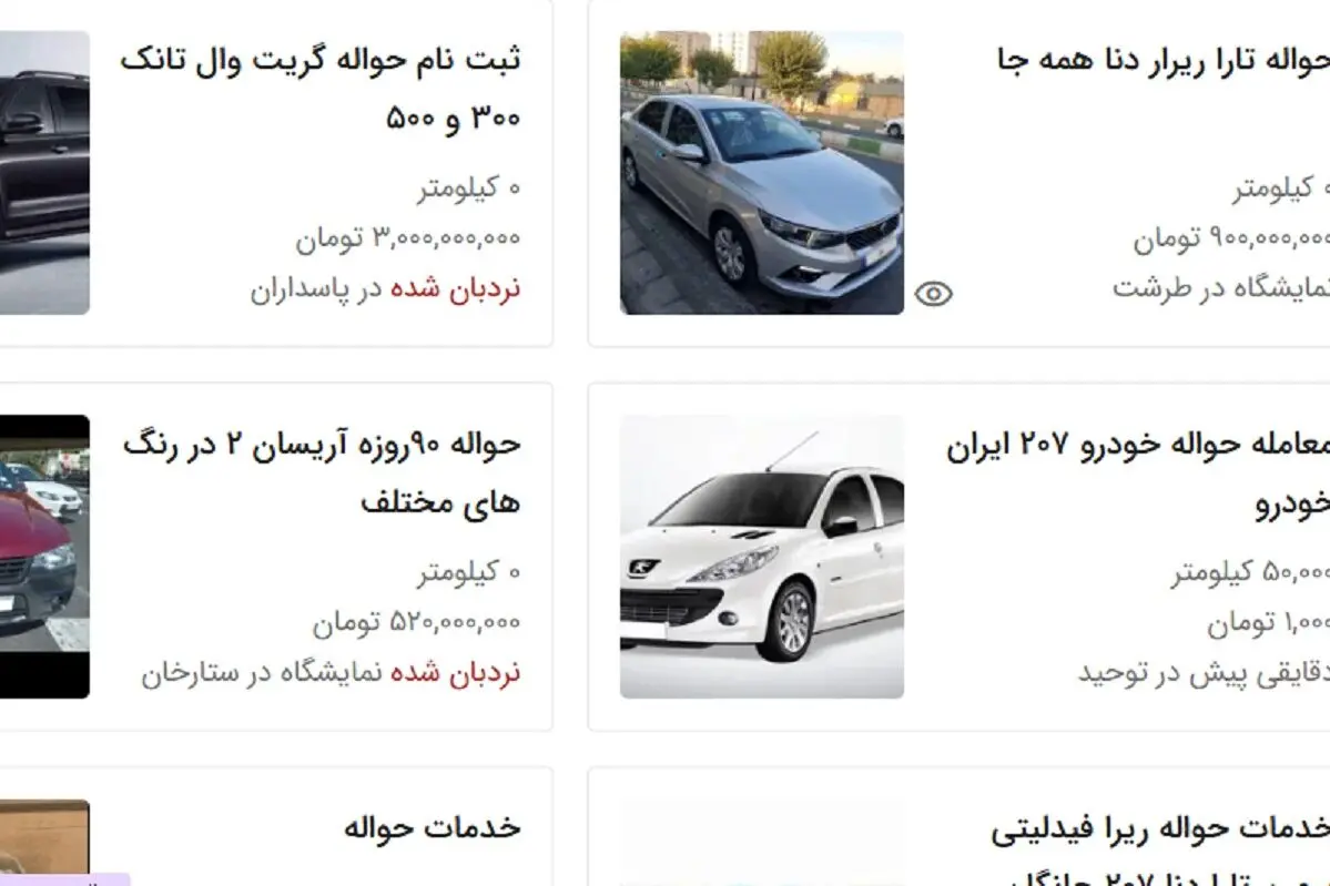 خرید حواله خودرو؛ میان‌بر خطرناک بازار