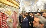 تصاویری از حضور نخست‌وزیر عراق در حرم حضرت زینب(س)