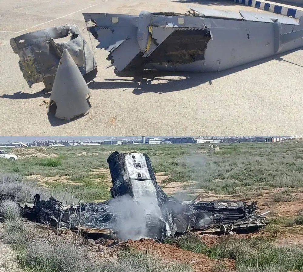 انهدام دو فروند پهپاد «ام کیو۹» در شیراز