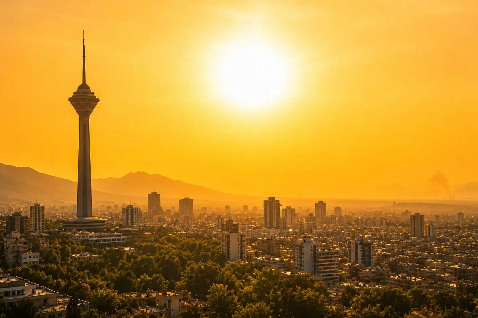 پنج روز گرم برای تهران