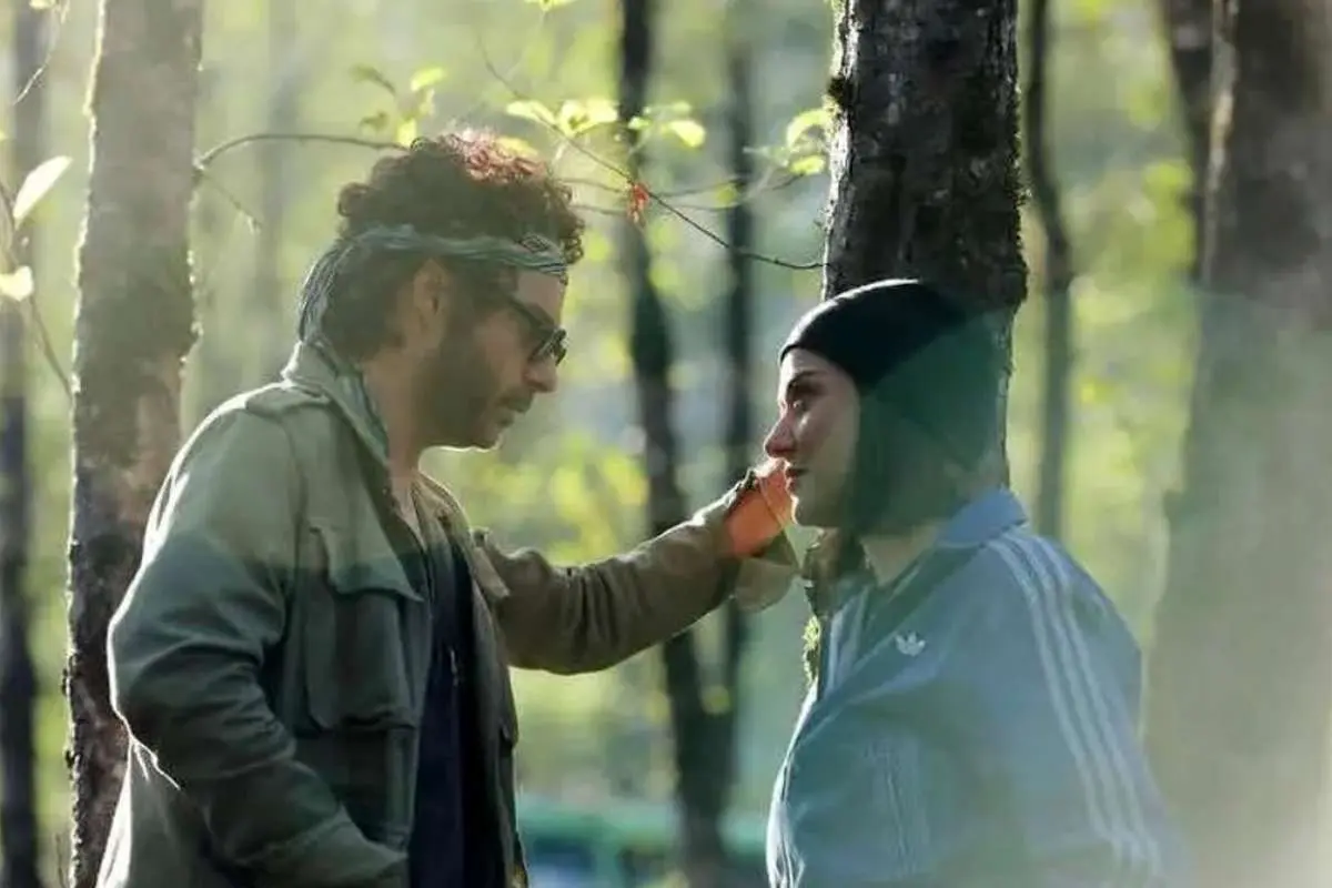 پریناز ایزدیار و پیمان معادی در پشت صحنه «بن سای»