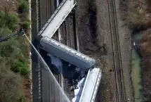 خروج قطار از ریل در «نیوجرسی» و نشت مواد قابل اشتعال