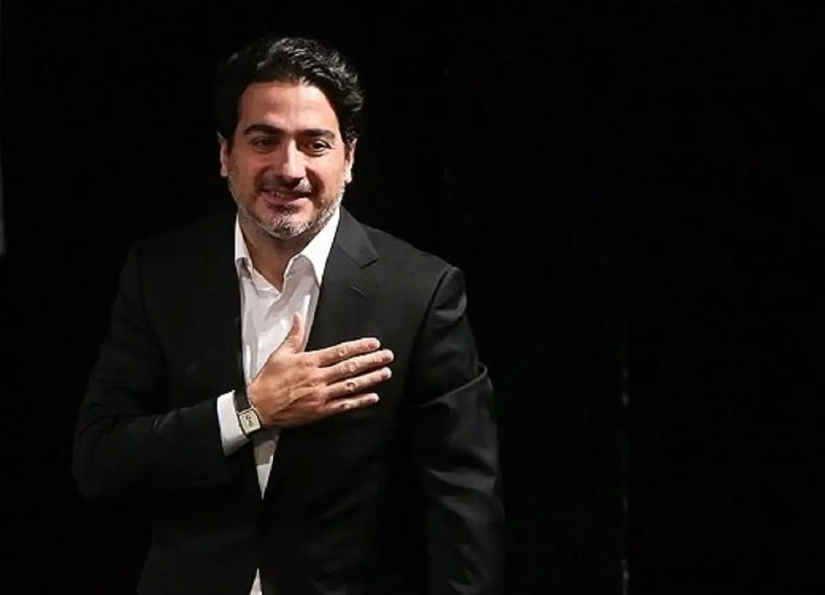 شفیعی کدکنی به همراه همایون شجریان در برج میلاد