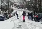 بارش برف در نیوزیلند 