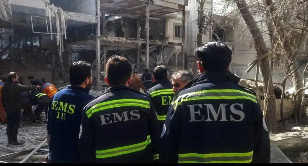 حمله هوایی به یک منطقه مسکونی در محله بریانک تهران